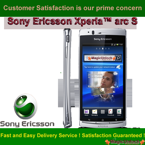 Unlock Code For Sony Ericsson Xperia Arc S Lt18i Free